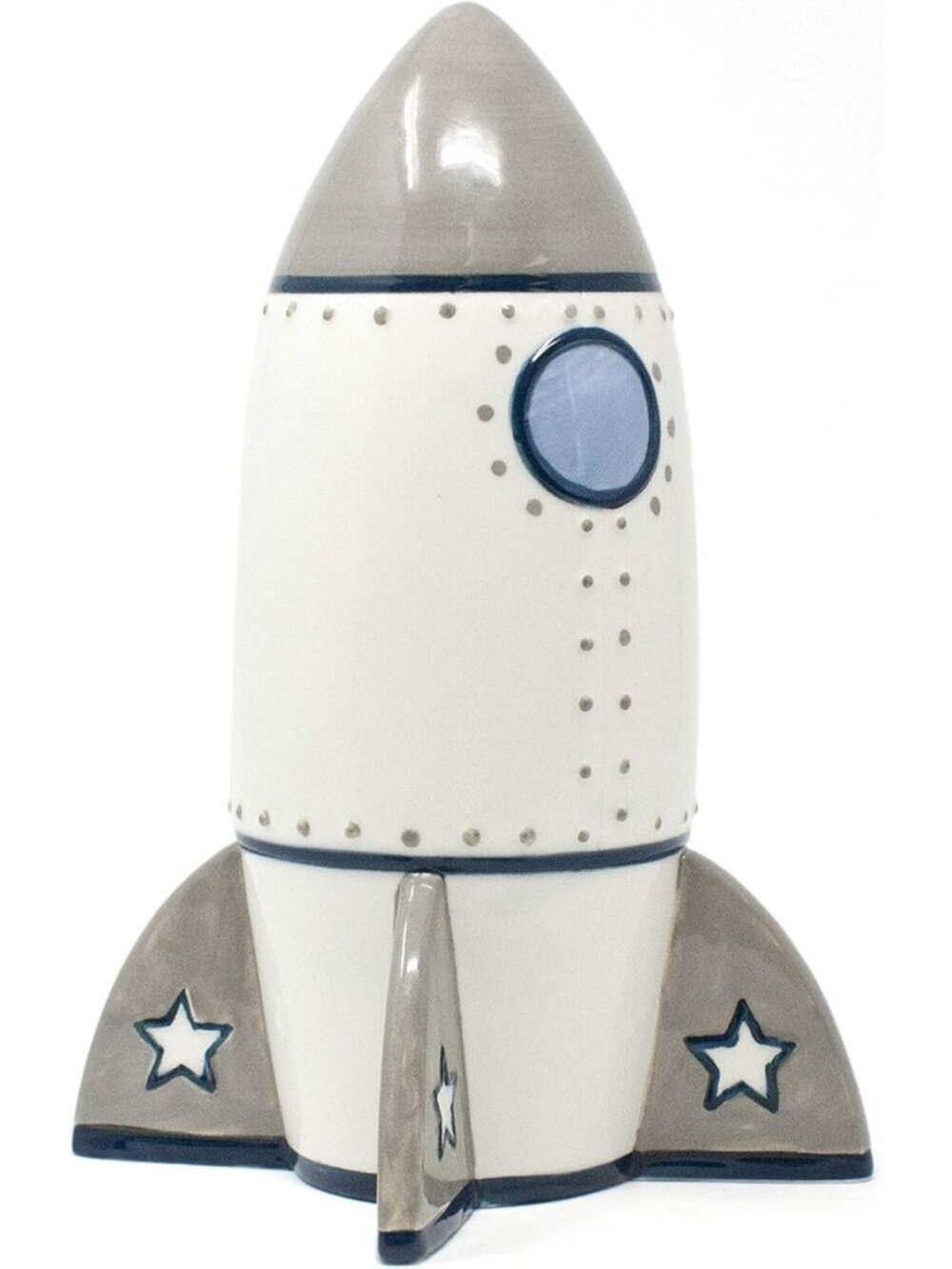 Rocket Piggy Bank for Boys - Cute Child Savings Bank, Fun Money Storage